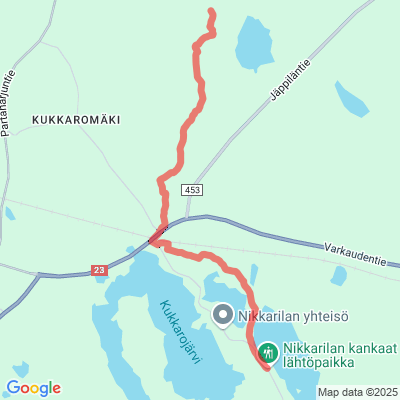 Nikkarila-Partaharju yhdysreitti