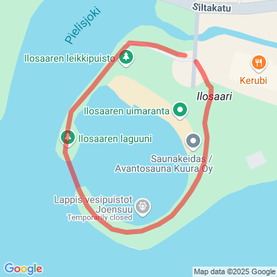 Ilosaaren esteetön reitti