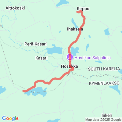 Salpapolku Hostikan osuus