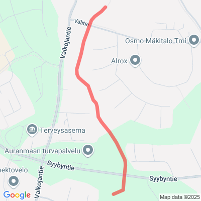 Rivonmäen reitti, talvikävely