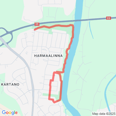 Harmaalinnan reitti 3 km