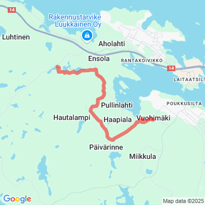 Vuohimäki-Aholahti ulkoilureitti