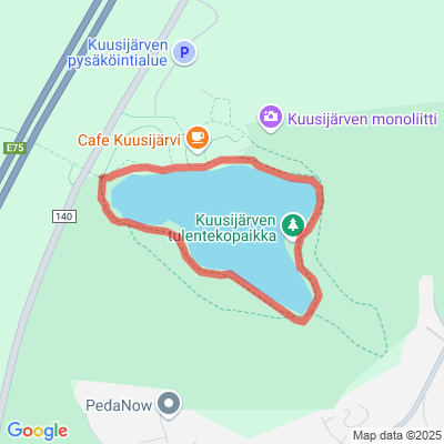 Kuusijärven rantareitti 1,4 km