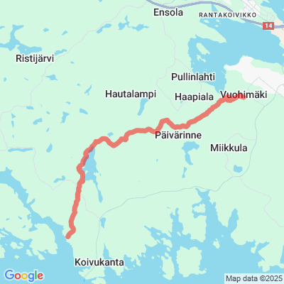Vuohimäki-Kuikankolo-Tervastupa ulkoilureitti