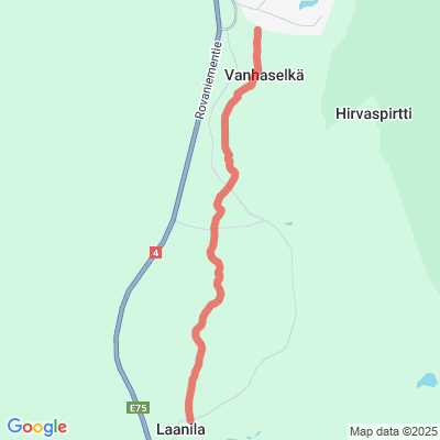 Kävelyreitti Saariselkä-Laanila