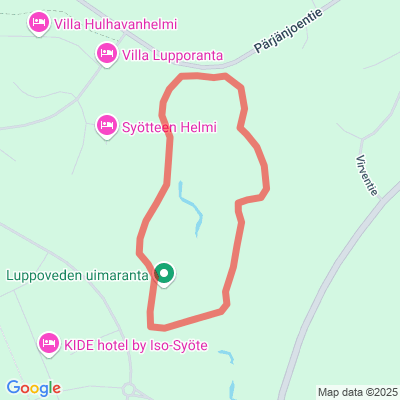 Kävelypolku Luppoveden ympäri