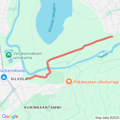 Silvolan talvikunnossapidettävät reitit