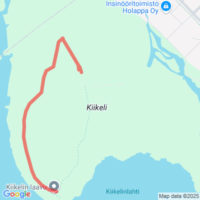 Kiikelin ympärivuotinen ulkoilureitti 1,2 km