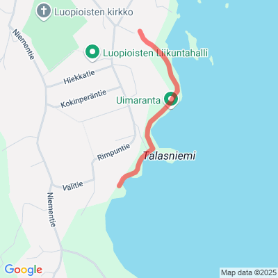 Uimarannan esteetön lähiliikuntareitti