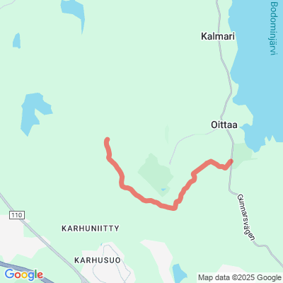 Oittaa - Pirttimäki ulkoilureitti