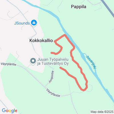 Kokkokallion lumikenkäreitti