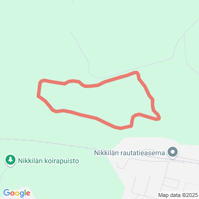Koirahiihtolatu Nikkilän Kartano