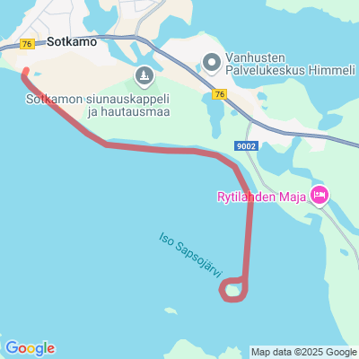 Kumpusaaren koirahiihtolatu