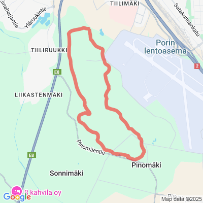 Porin metsän maastolenkki 7 km