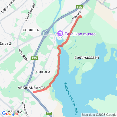 Hermanni-Viikki ulkoilureitti 3,3 km