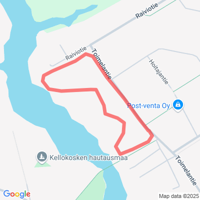 Kellokosken Rivieran valaistu kuntorata