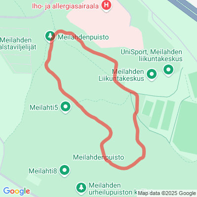 Meilahden liikuntapuisto / Kuntorata (0,95 km)