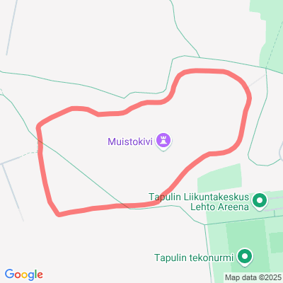 Tapulikaupungin liikuntapuiston kuntorata 1 km