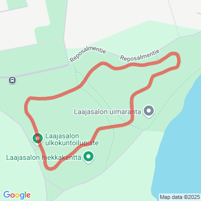 Laajasalon liikuntapuiston kuntorata 1 km