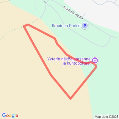 Yyterin kuntopolku 1 km