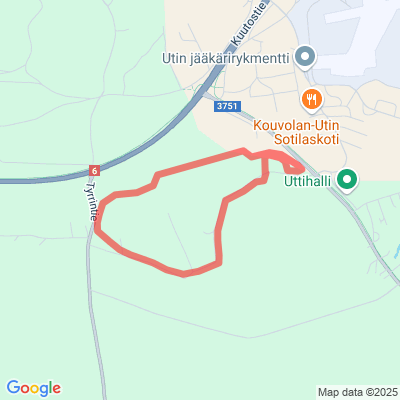 Utin valaistu kuntopolku