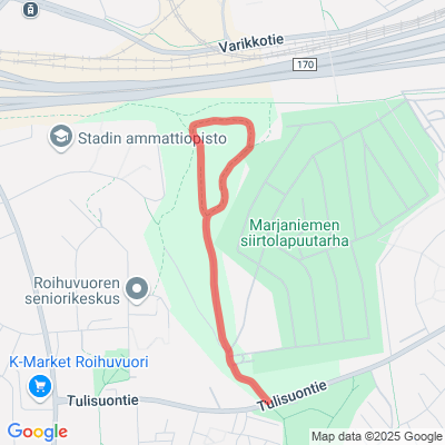 Roihuvuoren kuntorata (1,0 km)