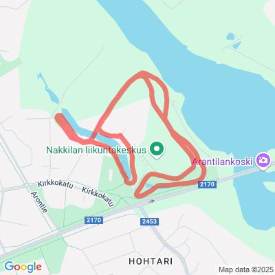 Liikuntakeskuksen kuntorata Nakkila