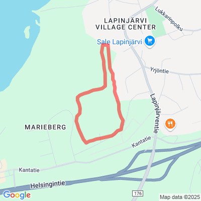 Kirkonkylän kuntorata Lapinjärvi