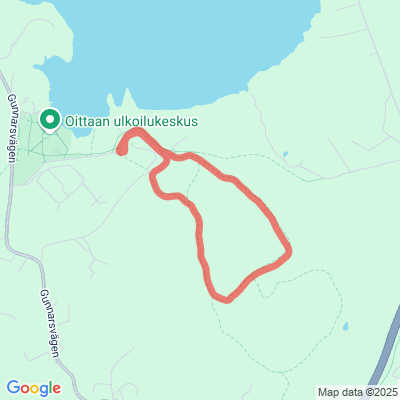Oittaan kuntorata 2,8km (GPS)