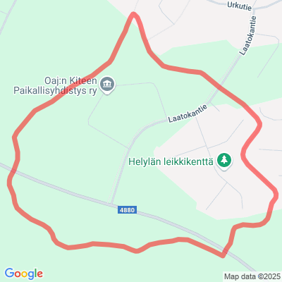 Peltolan kuntorata 3 km
