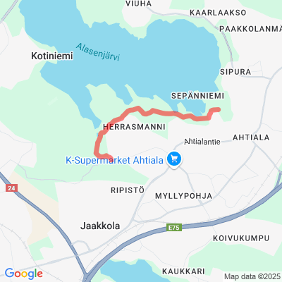 Kuntorata Sepänniemi-Laidun-Sepänniemi