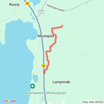 Valaistulatu Opisto-Kympin maasto
