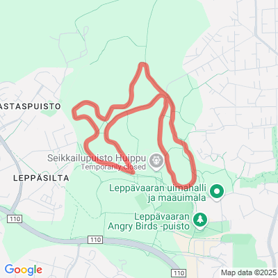 Leppävaaran kuntorata 5,5km (GPS)