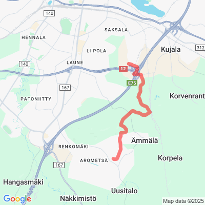 Kuntorata Patomäki-Venetsia-Tarola-Ämmälä-Saksala