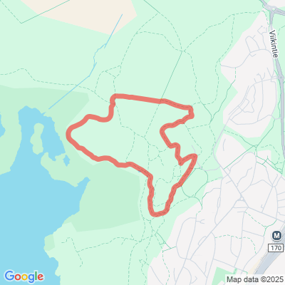 Herttoniemen liikuntapuiston kuntorata 3,2 km