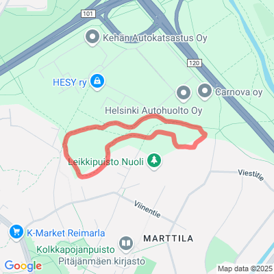 Pitäjänmäen kuntorata 1,3 km