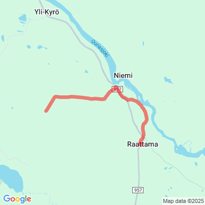 Valaistu kuntorata Raattama-Ahovaara