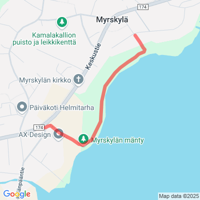 Kirkkojärven rantapolku