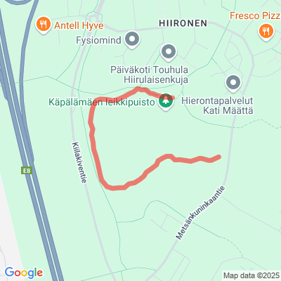 Hiirosen sauvakävelyreitti