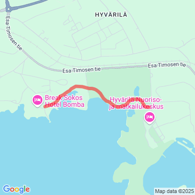 Kylpylä -Hyvärilä yhdyspolku / latu 1,2 km