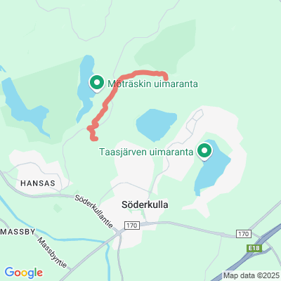 Söderkullan ulkoilureitit
