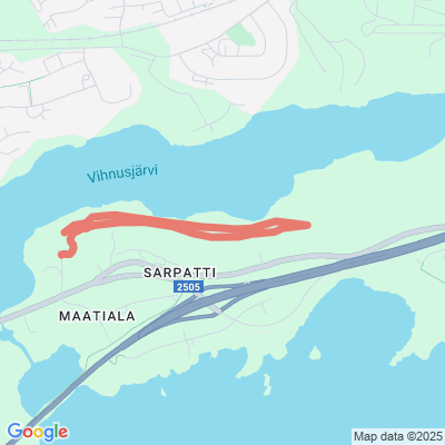 Maatialanharjun/Sarpatin valaistu rata