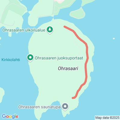 Ohrasaaren ulkoilureitit/hiihtoladut