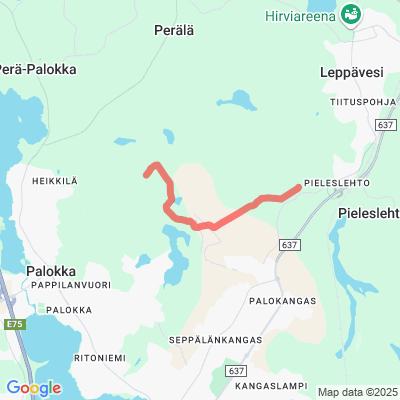 Touruvuori - Ampujien maja 5 km