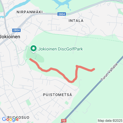 Urheilukeskuksen valaistu kuntorata Jokioinen