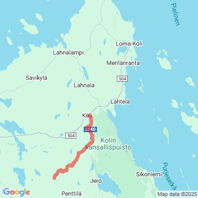 Kolin valaistu kuntorata/Lieksa