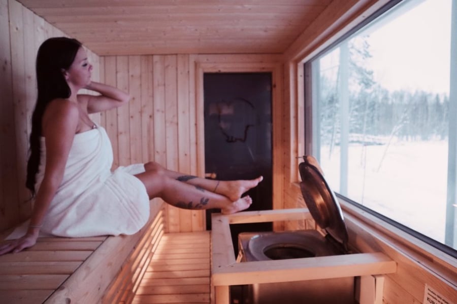 Paljakka Lake Resortin Näköalasauna