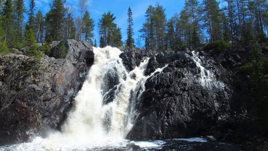 Hepoköngäs waterfall,