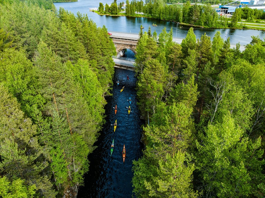 Kuurnan melontatallilta kauppatorille