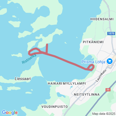Matkaluistelurata Aurlahti-Hevossaari